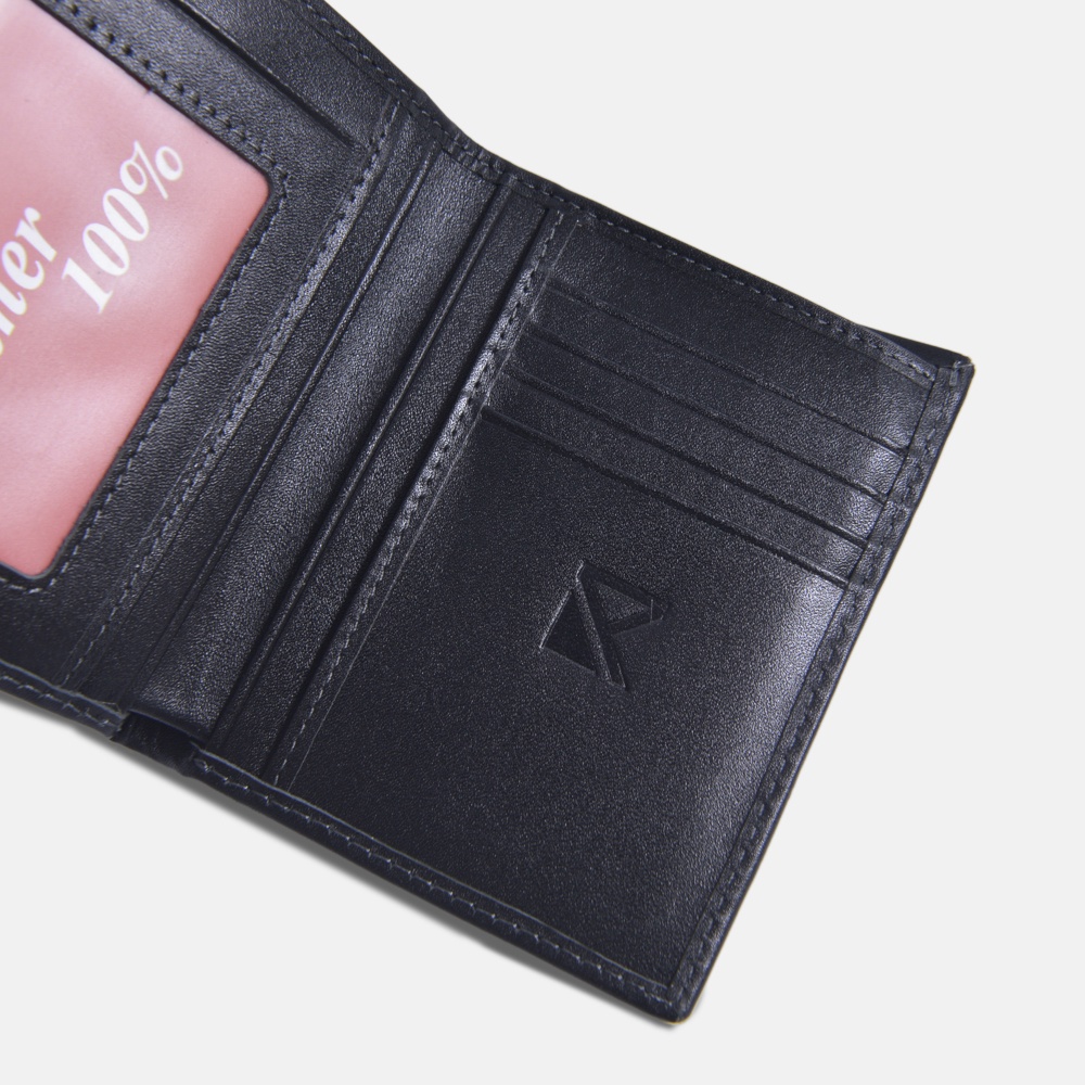 Ví Nam Cao Cấp,Bóp Nam Kiểu Dáng Đứng Đựng Card,Đựng thẻ,Có Hộp Làm Quà Tặng Dành Cho Nam - V102