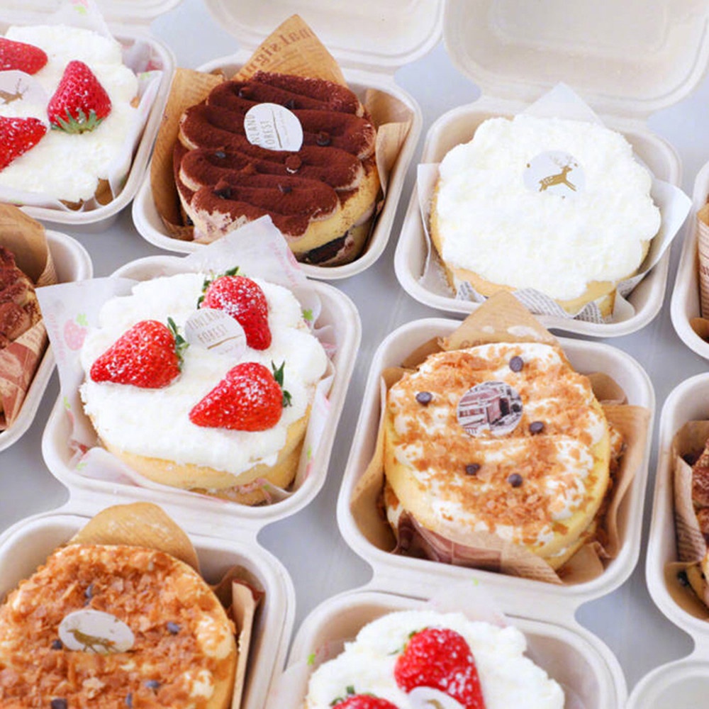 50 tờ giấy đựng bánh 18x18cm chống dầu tiện lợi