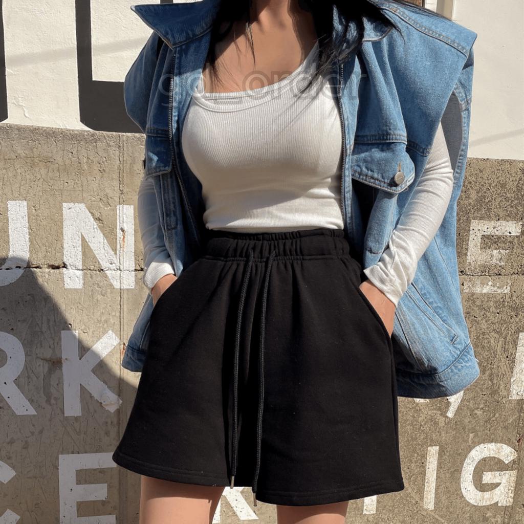 Kh9|Áo khoác jeans bò tanktop cá tính hàn quốc chất denim rộng túi hộp đi chơi, đi học gd_order