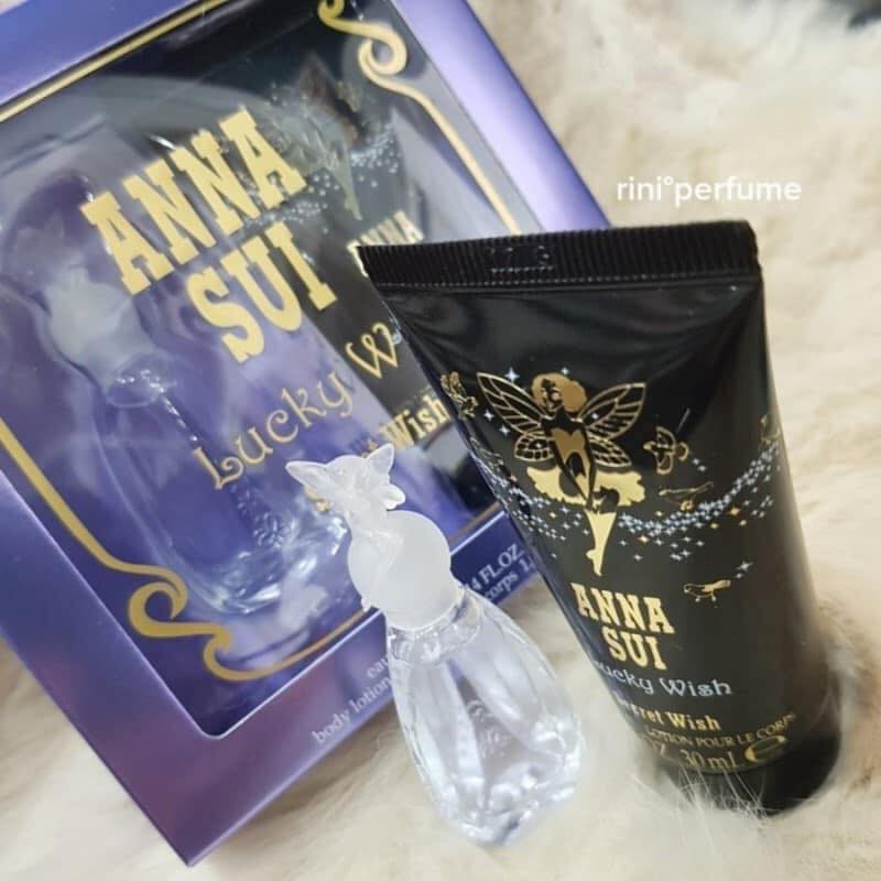 Set nước hoa + lotion ANNA SUI LUCKY WISH SECRET WISH MINI SET | BigBuy360 - bigbuy360.vn