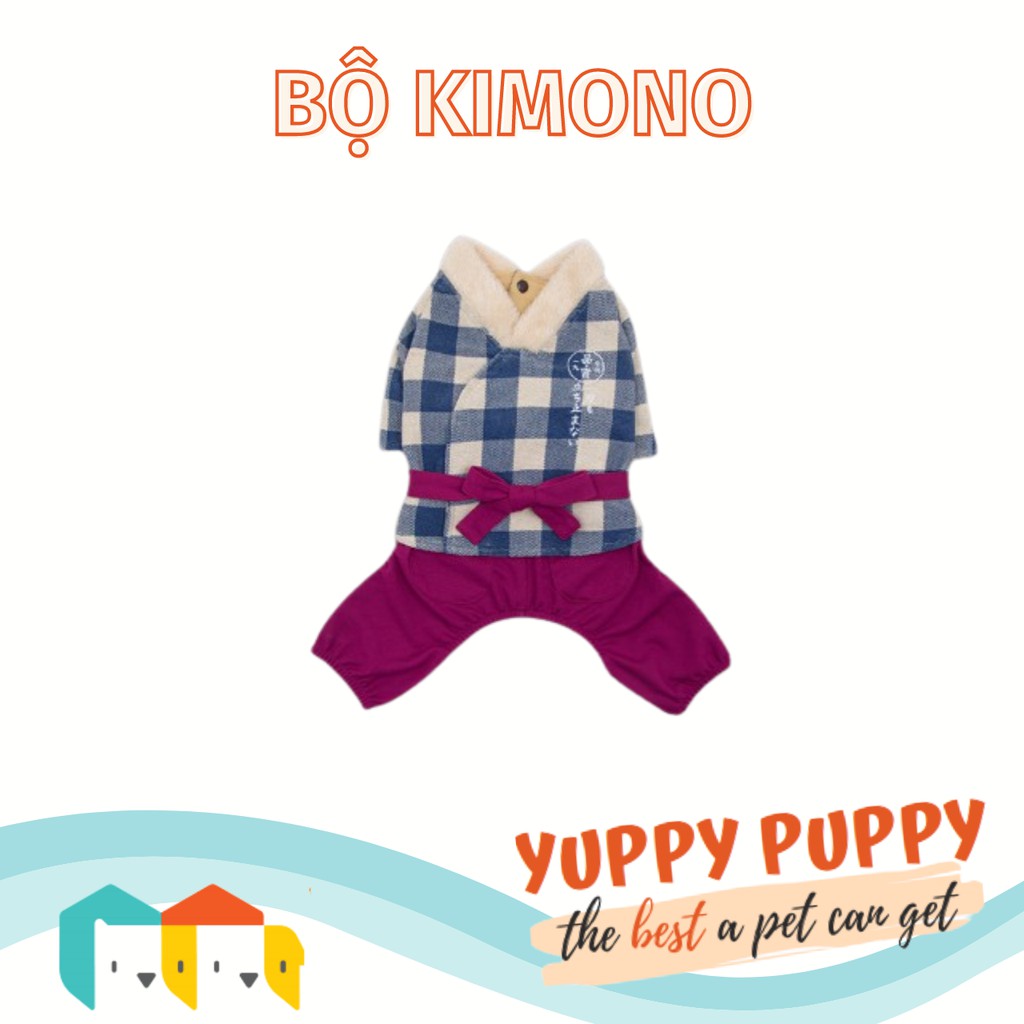 Touchdog Bộ quần áo Kimono cho chó mèo/thú cưng