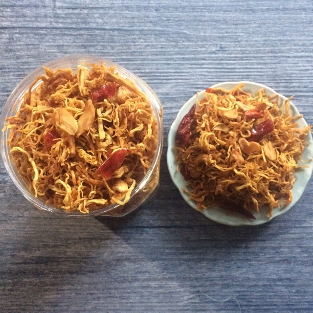 KHÔ GÀ CAY CHÁY TỎI ÁNH SAO Hũ 500G ( cay ít - nhiều ) An Toàn - Ngon - Chất Lượng | BigBuy360 - bigbuy360.vn