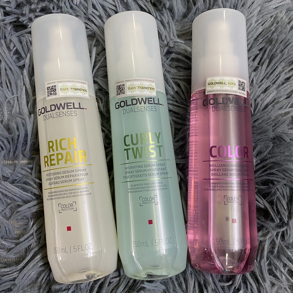 🇩🇪Goldwell-Germany🇩🇪Xịt dưỡng cho tóc xoăn Goldwell Hydrating Serum Spray Curly Twist 150ml