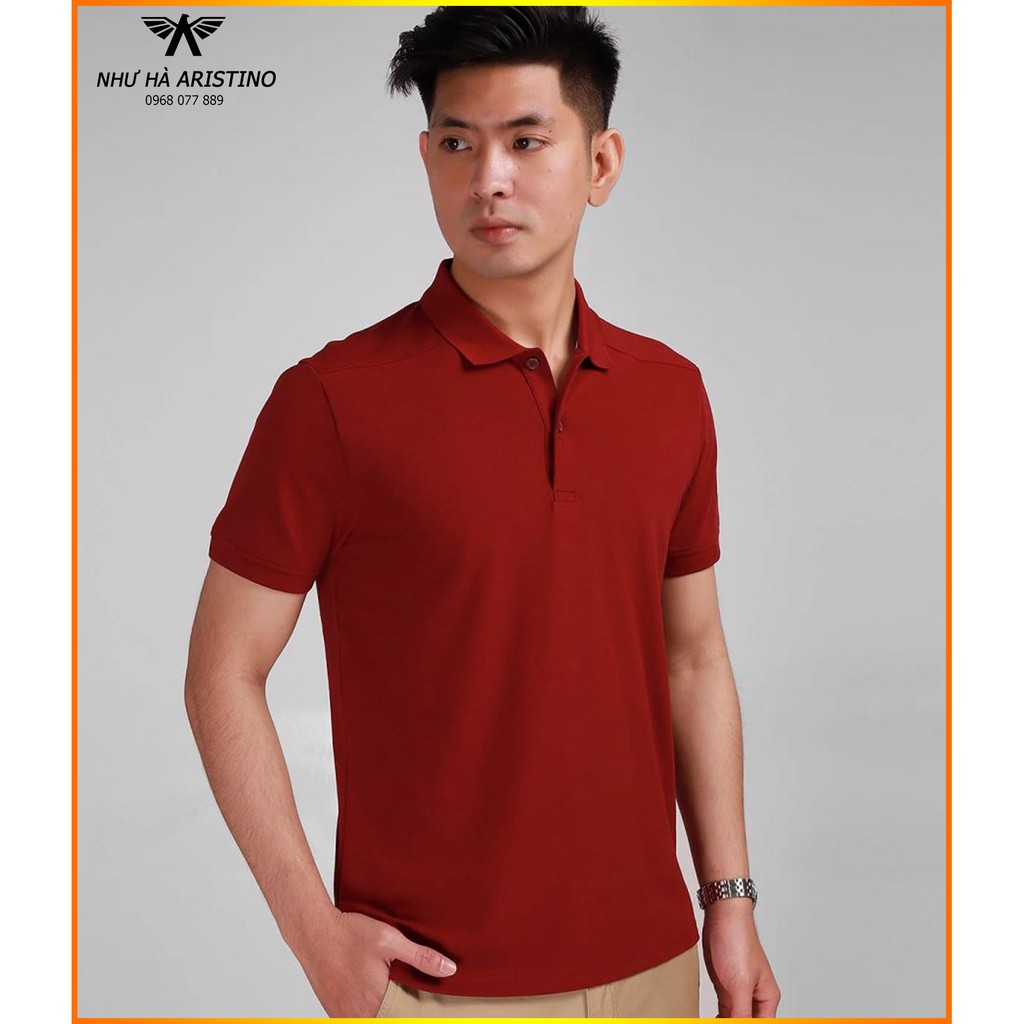 Áo Polo Aristino APS036s8 Màu Đỏ-Regular có S-M