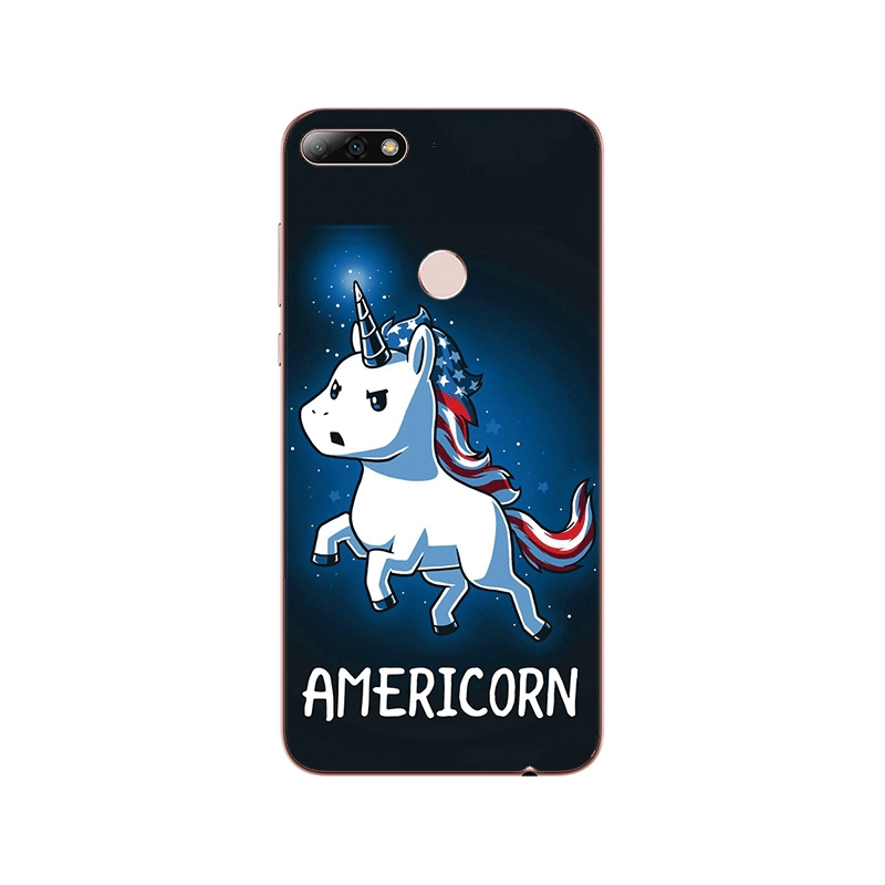 horse unicorn cartoon Phone Case For ZTE Blade V7 V8 Lite Max Mini V9 V10 Vita silicone Cover