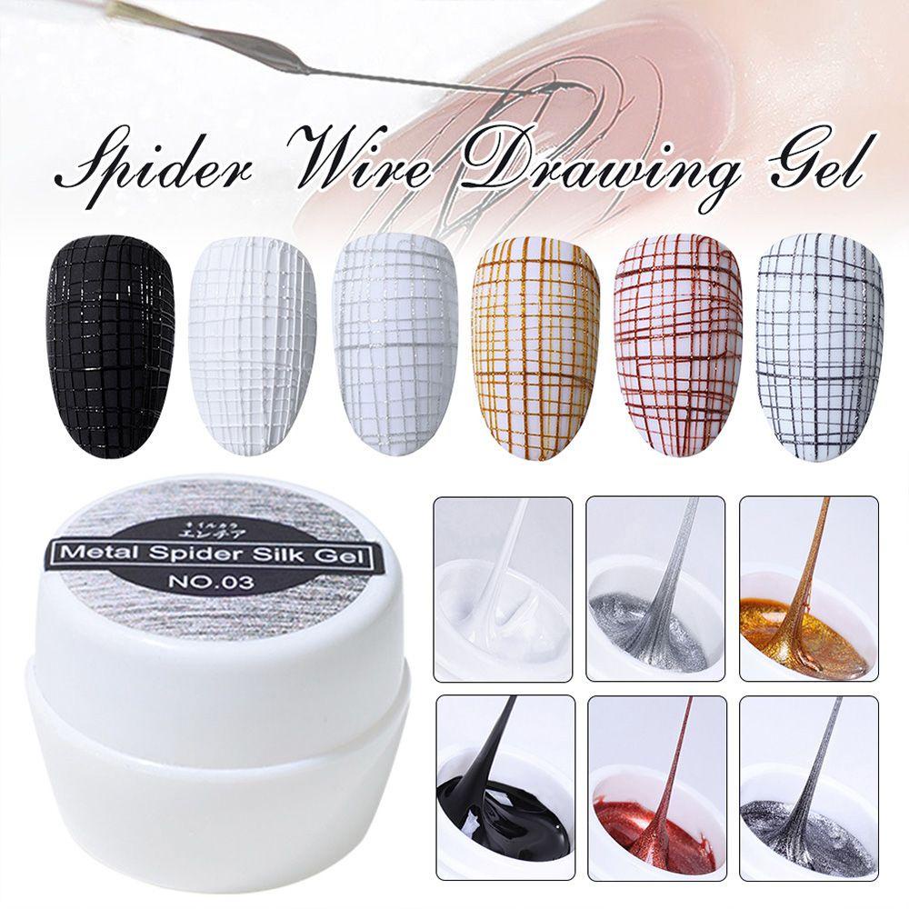 Sơn Móng Tay Gel Bán Vĩnh Viễn Họa Tiết Lưới Nhện Cho Nữ