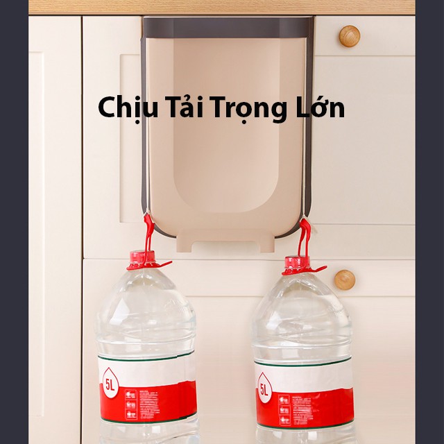 Thùng Đựng Rác Gấp Gọn  Thông Minh Cho Gia Đình Luôn Sạch Sẽ, Có Thể Treo Hoặc Để Sàn