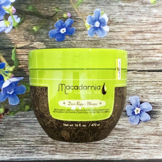 Kem hấp dầu ủ tóc Macadamia - Deep Repair Masque (Mỹ) 470ml