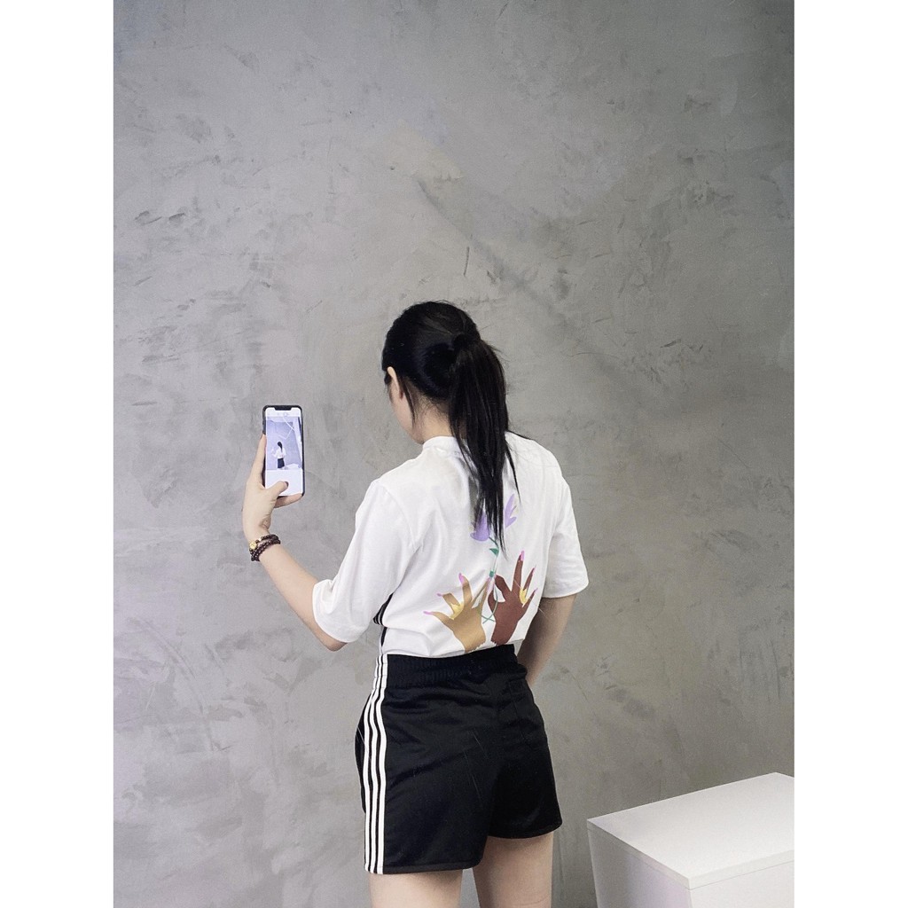 (HÀNG XUẤT XỊN) Áo das trắng họa tiết FLORAL OVERSIZE