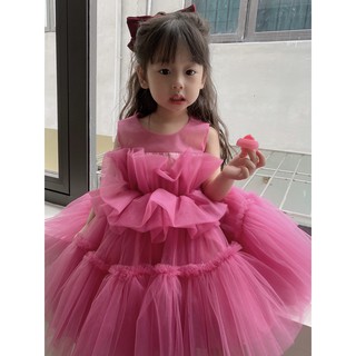 Đầm công chúa bé gái phối tầng tutupetti 🌈