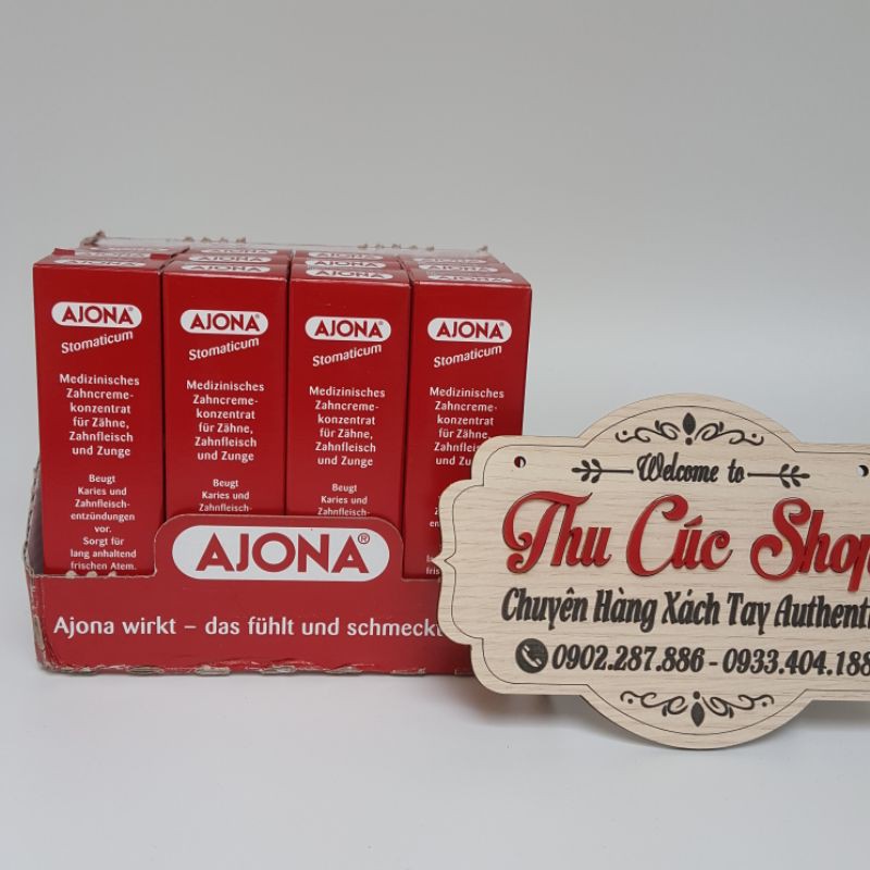 Kem đánh răng y tế AJONA loại bỏ cao và chống hôi miệng 25ml [HÀNG CHUẨN ĐỨC]