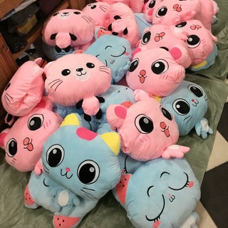 (Bỏ Sỉ) 20 Chăn Gối Gấu 3in1