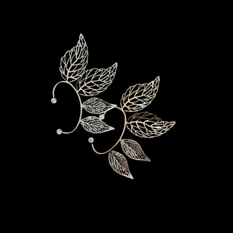 Bông Tai Dạng Kẹp Hình Lá Phong Cách Hanfu Cổ Điển Mùa Hè Không Cần Lỗ Tai Cho Nữ St