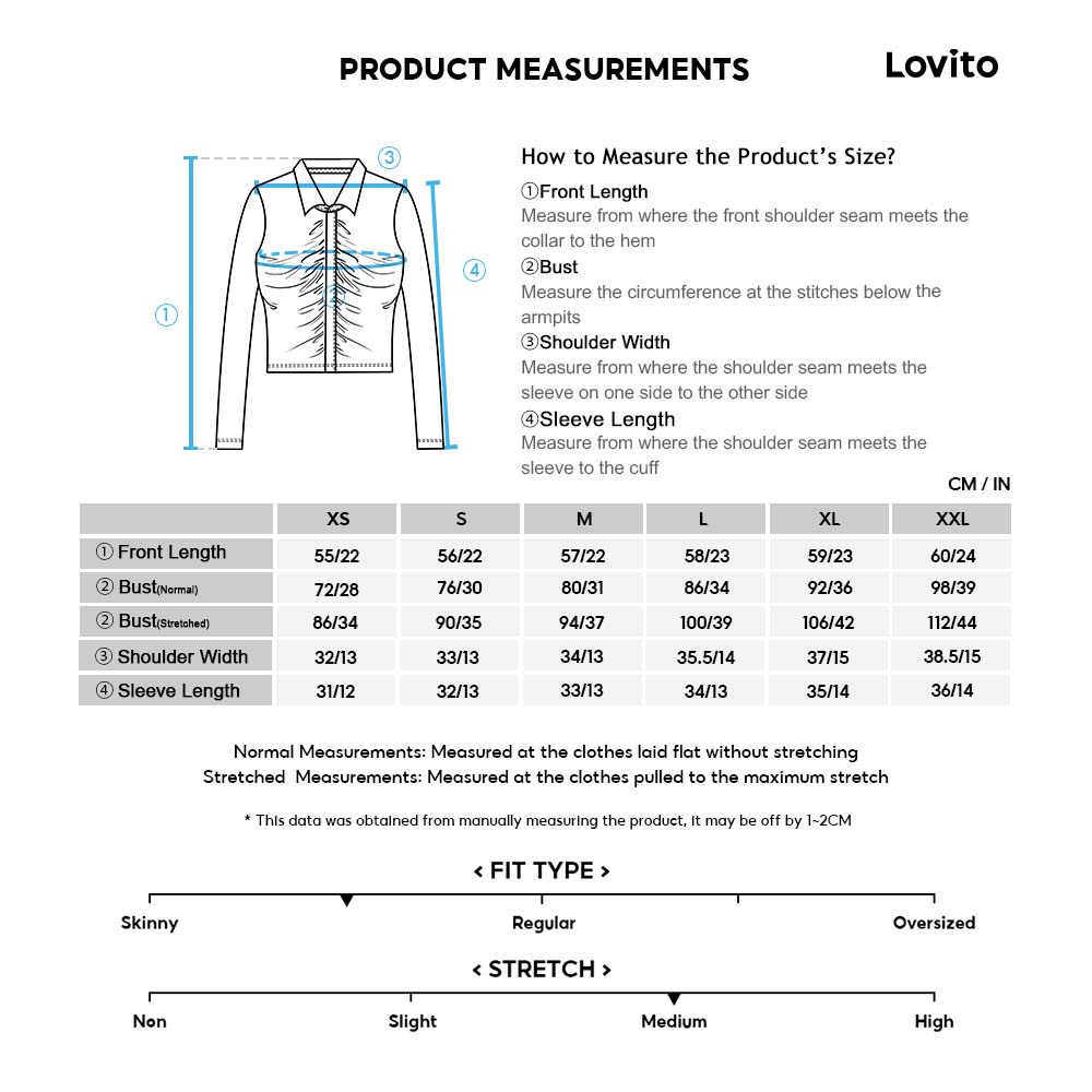 Lovito Áo thun tay phồng tương phản trơn thanh lịch L24ED067 (Đen và Trắng)