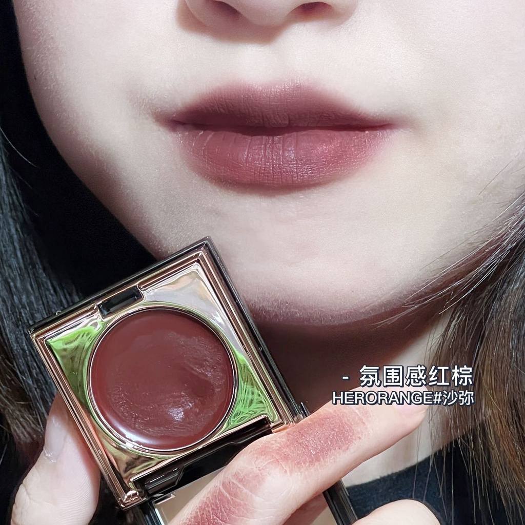 Phấn má hồng HERORANGE 6 màu ngọc trai tự nhiên lấp lánh lâu trôi