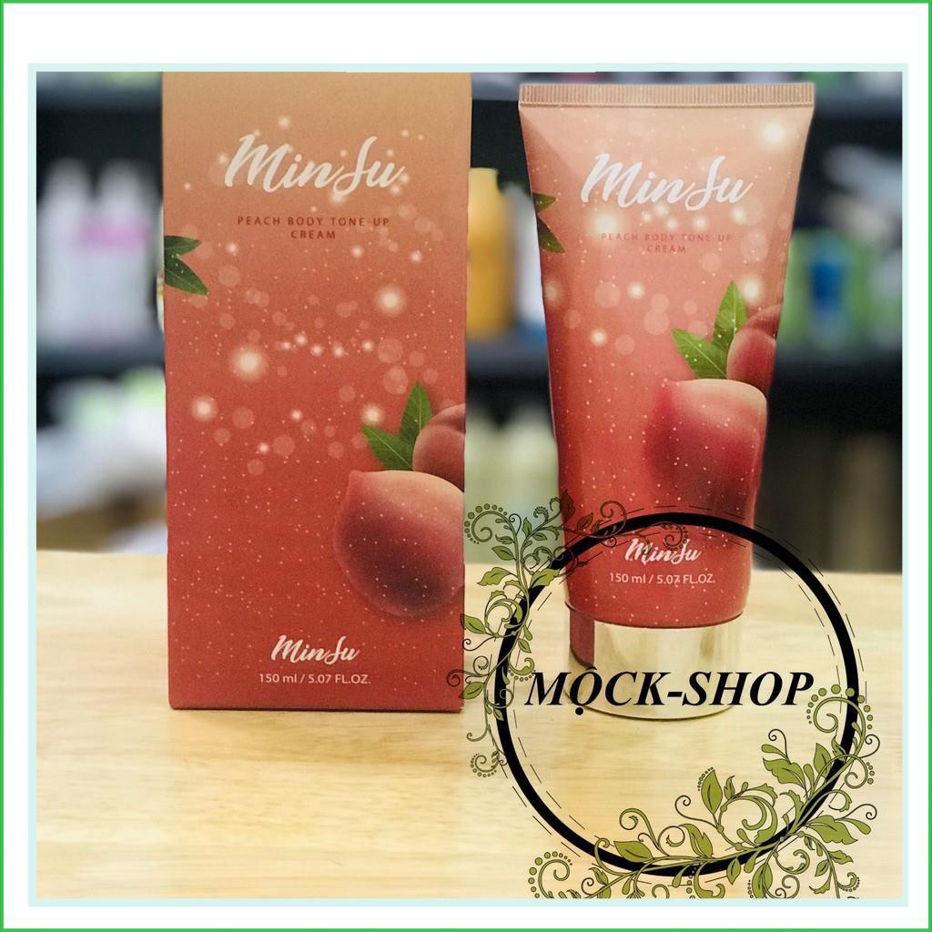 KEM ĐÀO DƯỠNG TRẮNG DA BODY MINSU PEACH WHIPPING TONE-UP CREAm