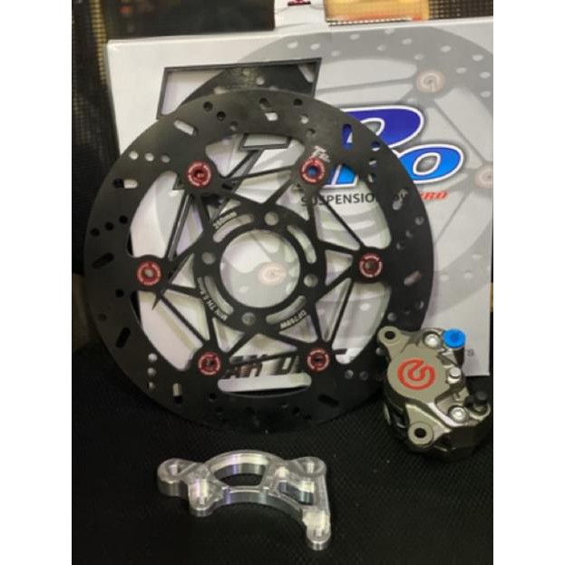 Bộ dĩa Tpro và heo thắng dầu brembo và pass nhôm._Dochoixemaynhapkhau