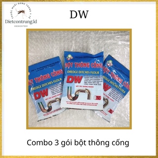 [ combo 3 gói bột thông cống dw ]