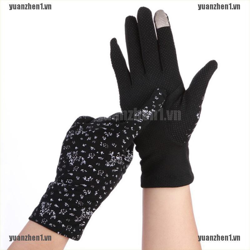 Găng Tay Lái Xe Chống Nắng / Tia UV Có Thể Chạm Màn Hình Cảm Ứng yuanzhen1 [2020
