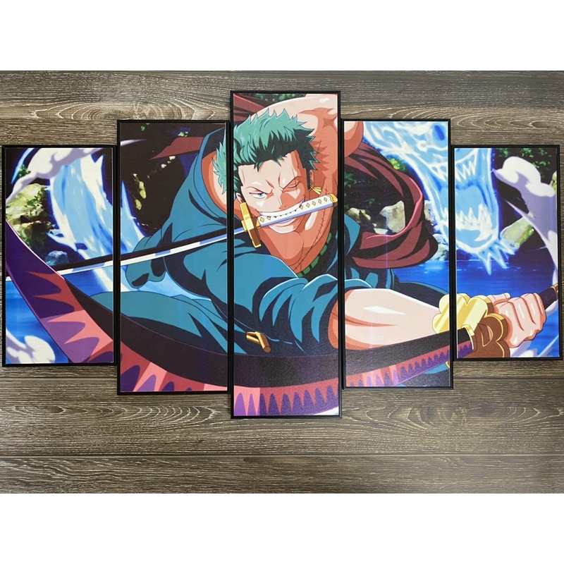 Tranh One Piece Treo Tường, Đảo Hải Tặc, Luffy, Zoro, Tranh anime cỡ lớn | 3H