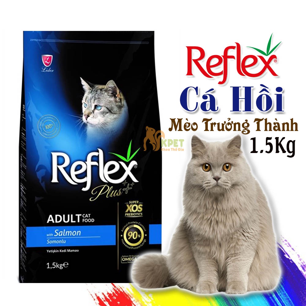 Hạt mèo Reflex Plus 1.5kg - Thức ăn mèo cao cấp nhập Thổ Nhỉ Kì