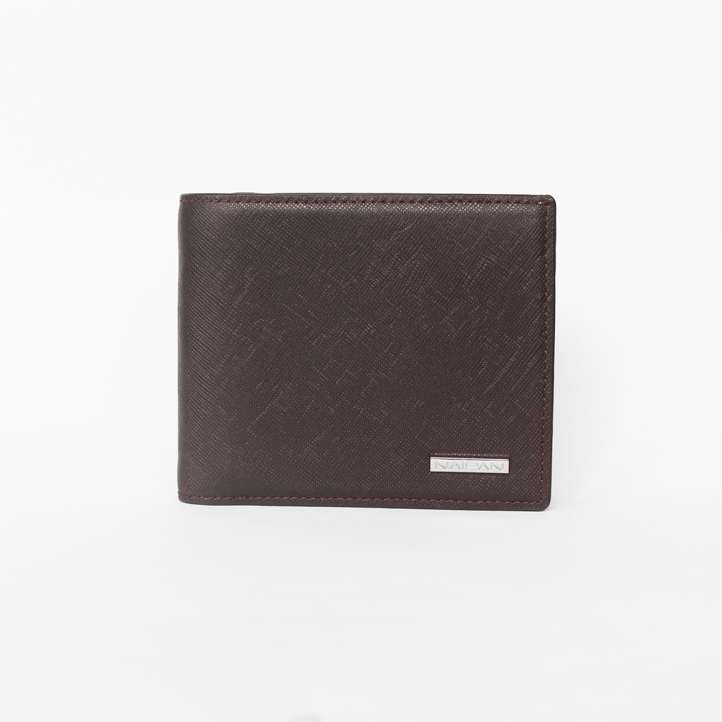 Ví da bò thật vân saffiano chống xước thương hiệu Naipan VN020