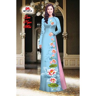Vải áo dài in hoa