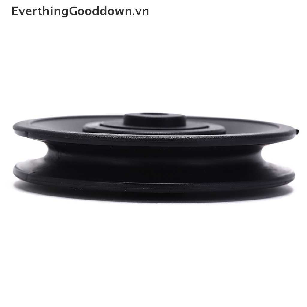 1 Bánh Xe Ròng Rọc Màu Đen 90mm Chống Mòn Dùng Để Tập gym