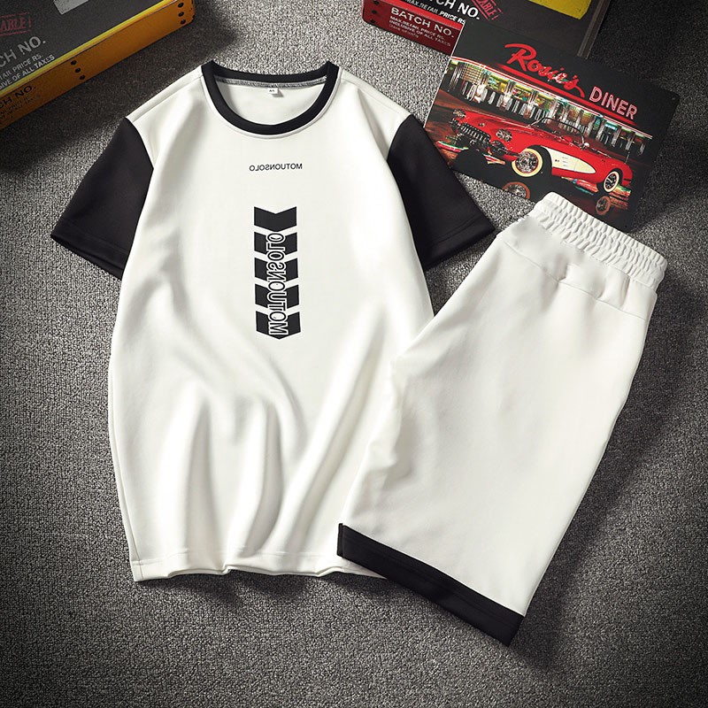 SET BỘ QUẦN ÁO THỂ THAO THUN LẠNH, SET BỘ ÁO NAM TAY LỠ chất liệu thun lạnh mền mịn in logo Đủ Size  - BN78