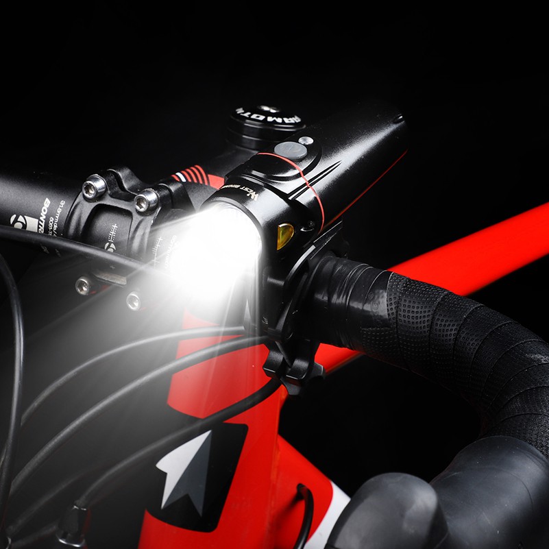 Đèn Chiếu Sáng WEST BIKING Dùng Cho Xe Đạp Cảm Biến Tự Động Sạc USB 350 Lumen
