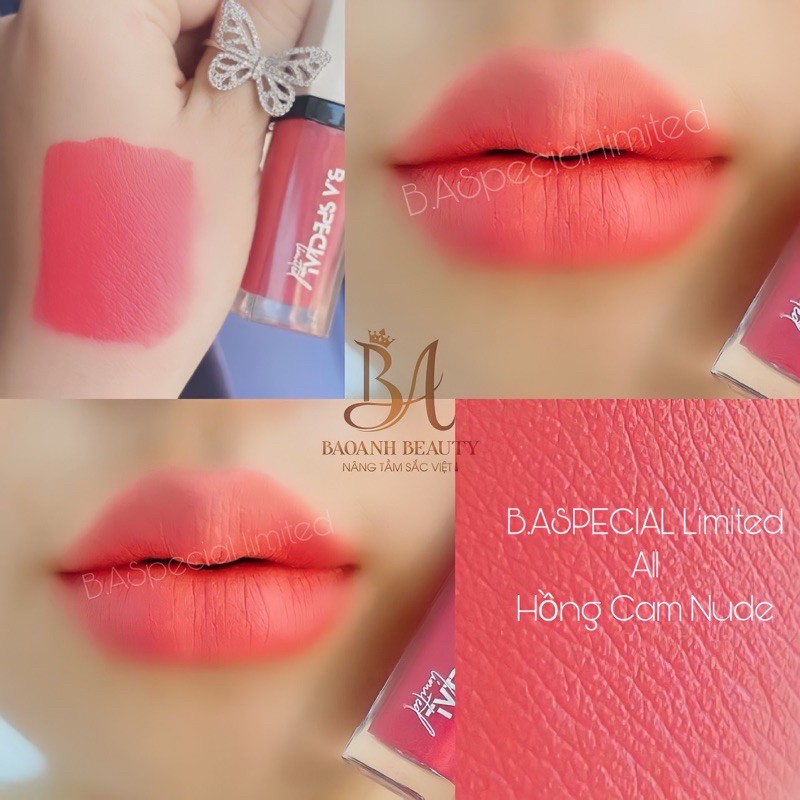 [ Hồng cam nude - A11 ] B.A special màu son thời thượng nhẹ nhàng đầy quyến rũ