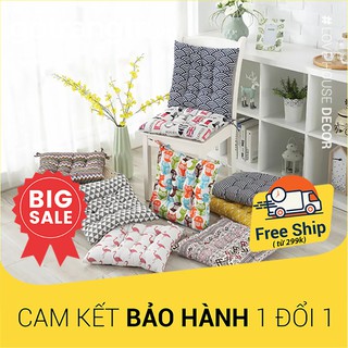Nệm ngồi vuông trong văn phòng làm việc đệm trên ghế ngồi (nhiều màu)
