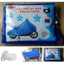 HOT! Bạt phủ xe máy Thành Long,Bạt che phủ xe máy Thành Long 2 lớp, siêu bền, đẹp 1022