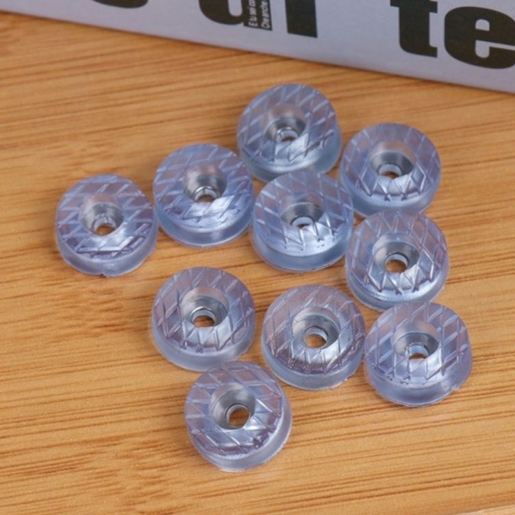 Combo 12 chân đế silicon TRONG SUỐT cho Loa hoặc đồ mỹ nghệ