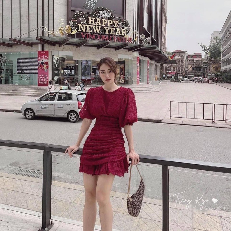 VÁY VOAN PHẨY DÚM SƯỜN ĐUÔI CÁ | BigBuy360 - bigbuy360.vn