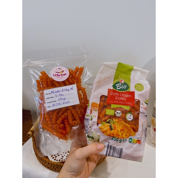 Mì cuộn mini/ Mì dẹt bản to K-Bio Đức bay air_Date 2023-2024