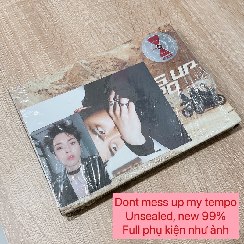 🆘GIẢM GIÁ🆘*Có-Sẵn* ẢNH EXO DONT MESS UP MY TEMPO