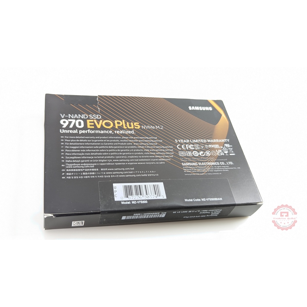 SSD Samsung 970 EVO Plus PCIe M.2 NVMe V-NAND 2280 500GB/1TB/2TB - Bảo Hành 5 Năm