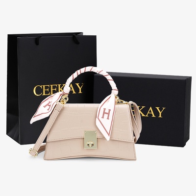 🌸Hàng Order🌸 Túi Xách Nữ CEEKAY Da Trơn Họa Tiết Quai Da kèm Quai Sách Quấn Nơ Sang Chảnh Nữ Tính 🌸Hàng Quảng Châu