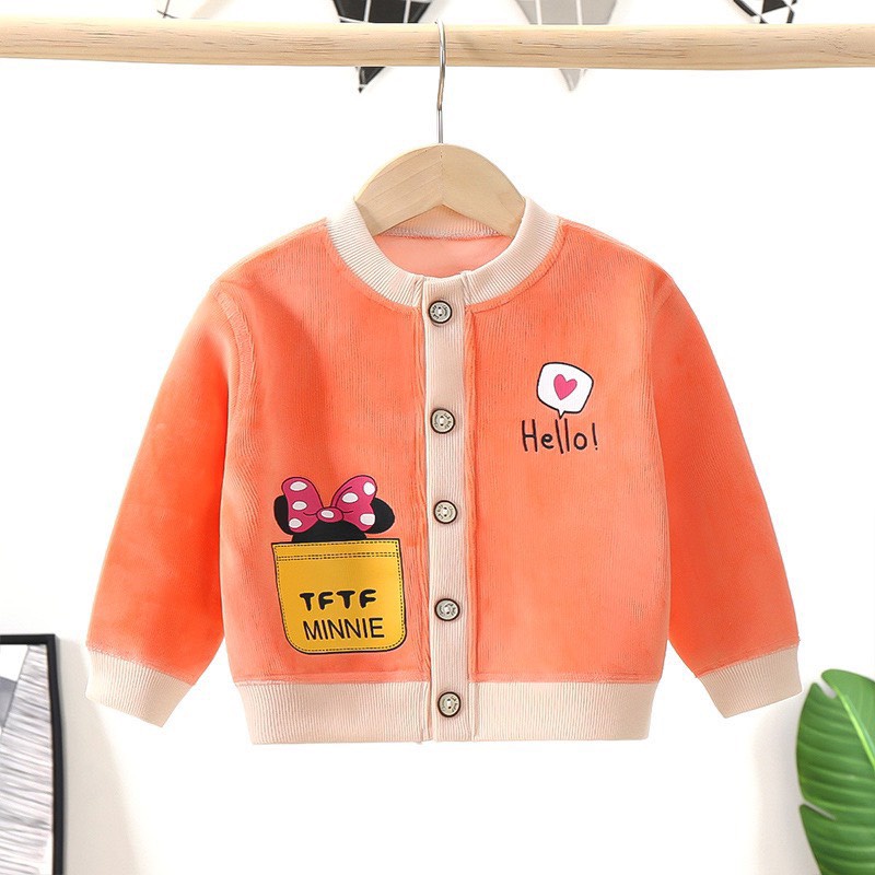 SALE ÁO KHOÁC BOMBER QUẢNG CHÂU LÓT NỈ GIỮ ẤM CHO BÉ CAO CẤP(LENQC)