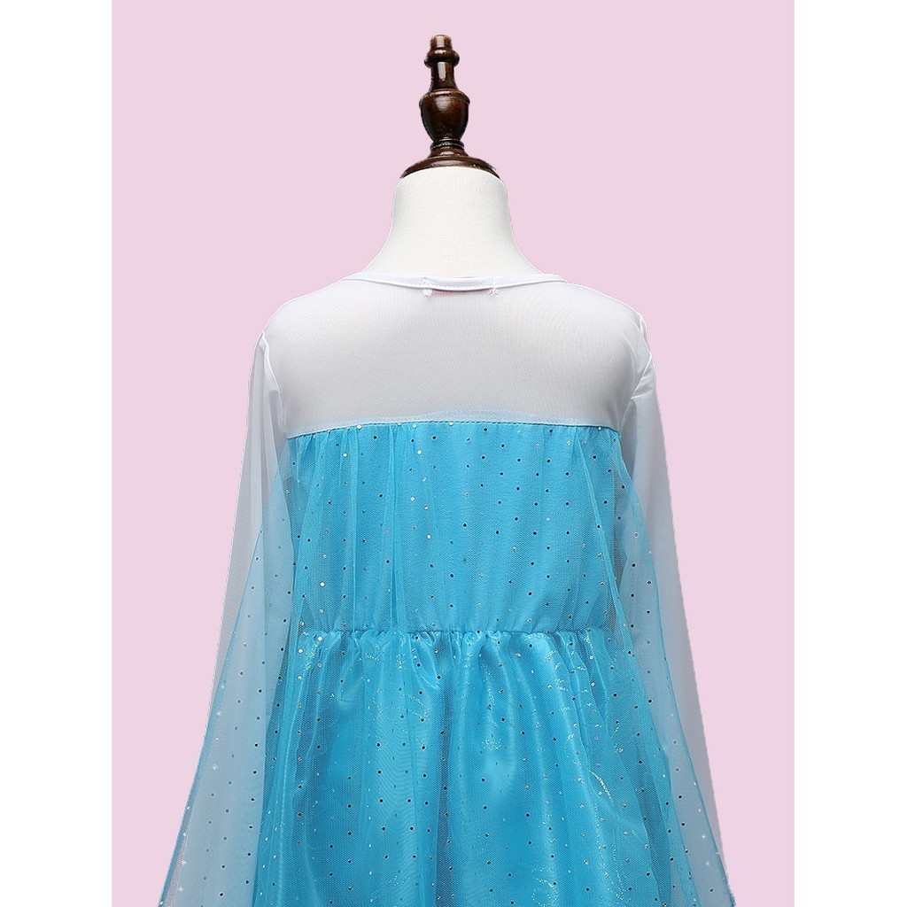 Đầm Hóa Trang Công Chúa Anna Elsa Trong Phim Frozen Cho Bé Gái