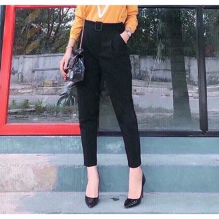 Quần bagy đai vuông