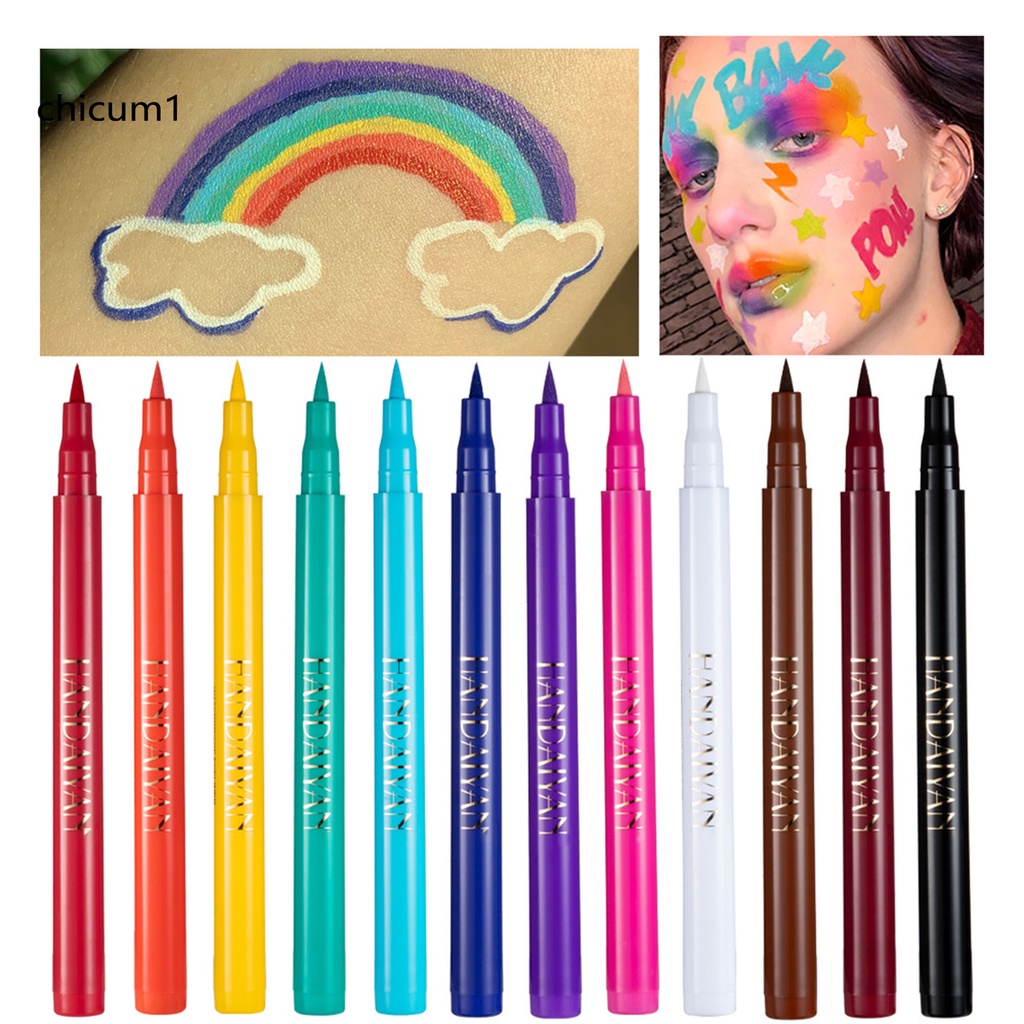 Bút kẻ mắt chống thấm nước màu sắc thời trang
 | BigBuy360 - bigbuy360.vn