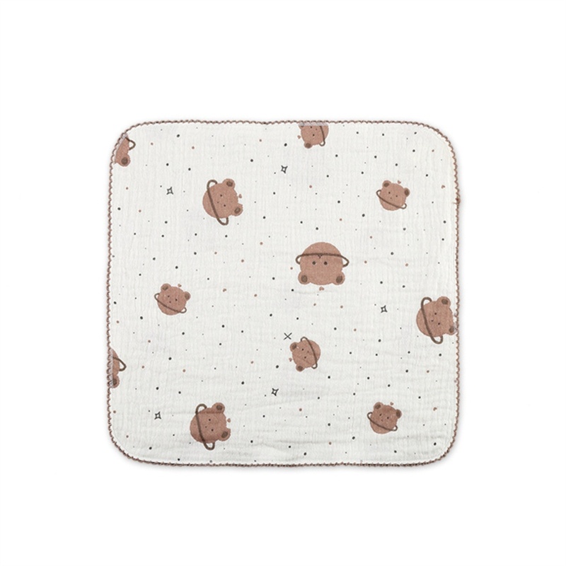 Yếm Ăn Mềm Mại Thoáng Khí Có Móc Treo Dành Cho Bé 0-12 Tháng Tuổi