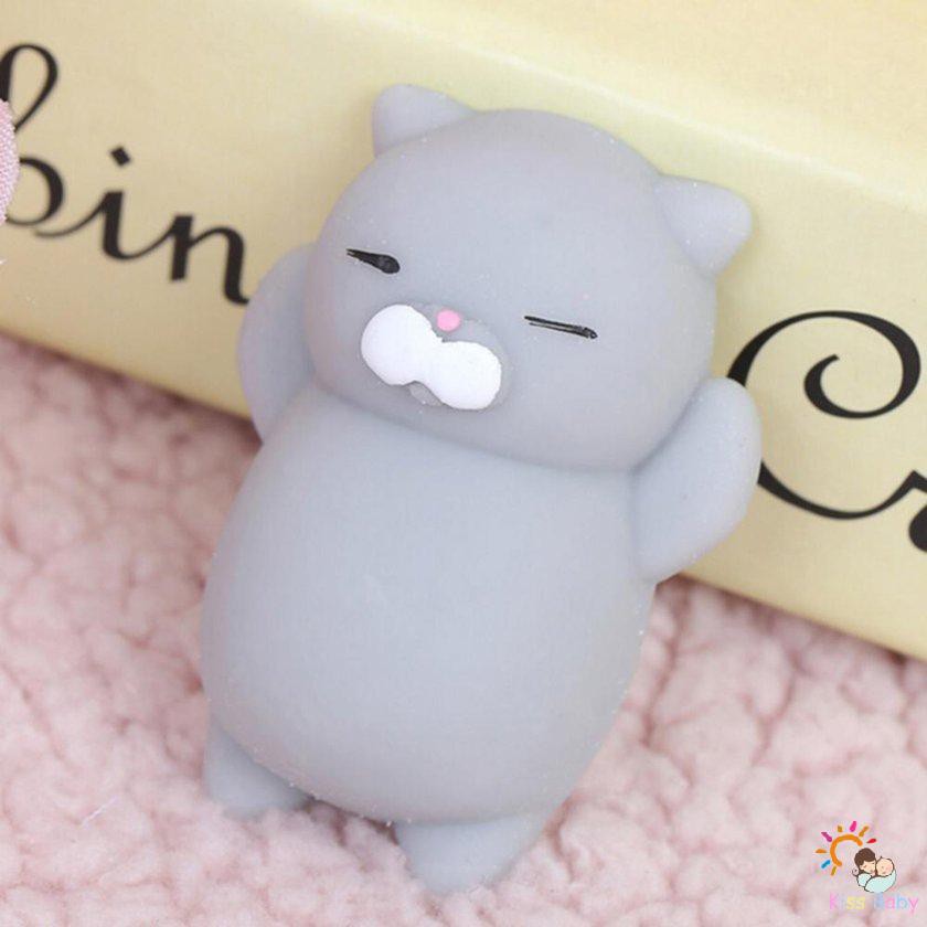Đồ chơi bóp mềm hình chú mèo dễ thương giảm căng thẳng hiệu quả