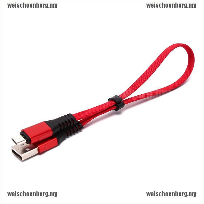 Dây cáp sạc micro usb type c 30cm 2.4a tiện lợi chất lượng