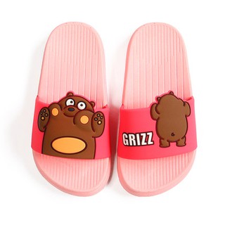 Dép Gấu We bare bears Gấu Grizz