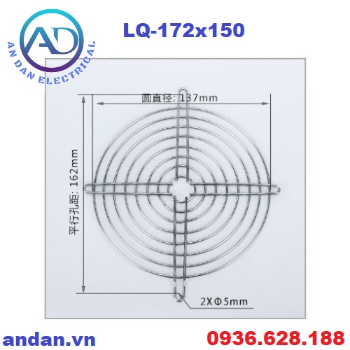 Lưới quạt hút, Fan net cover 120x120,150x150, 172x150, 200x200 - Lưới bảo vệ quạt hút 12x12cm 15x15cm 17x15cm 20x20cm