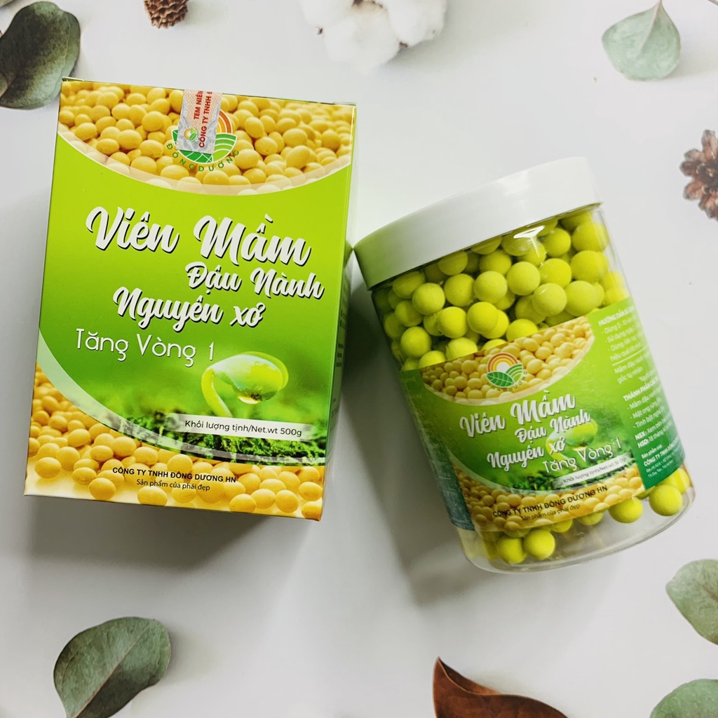 Viên mầm đậu nành nguyên xơ cân bằng nội tiết tố nữ Hoàn tiền100% nếu khách hàng không hài lòng