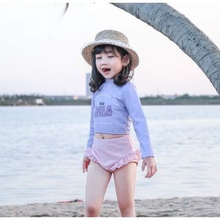 (có sẵn) set bikini dài tay cho bé gái